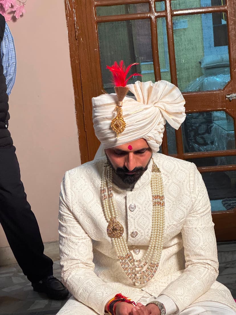 Wedding ceremony turban